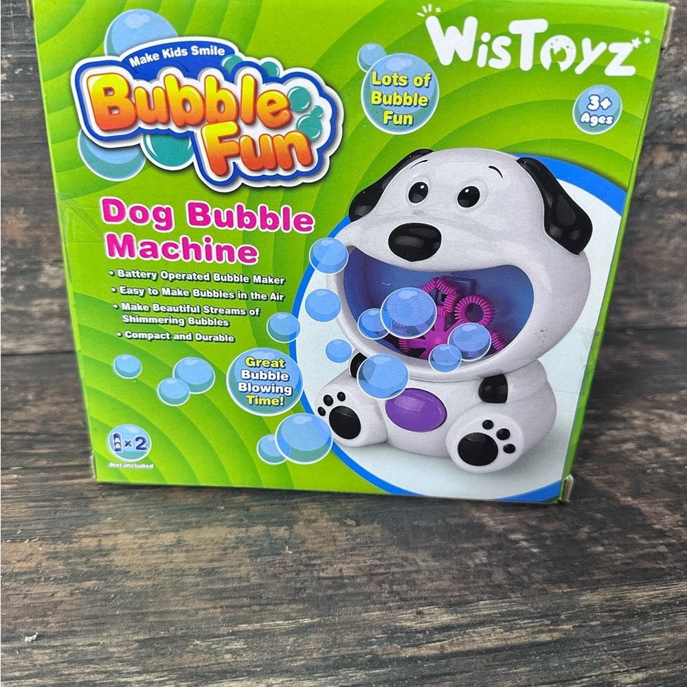 Dalmatian Dog Bubble Maker White and Black Learning Toy